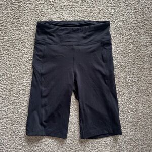 Lululemon Fast & Free Black Bike Shorts - Black, Size 6